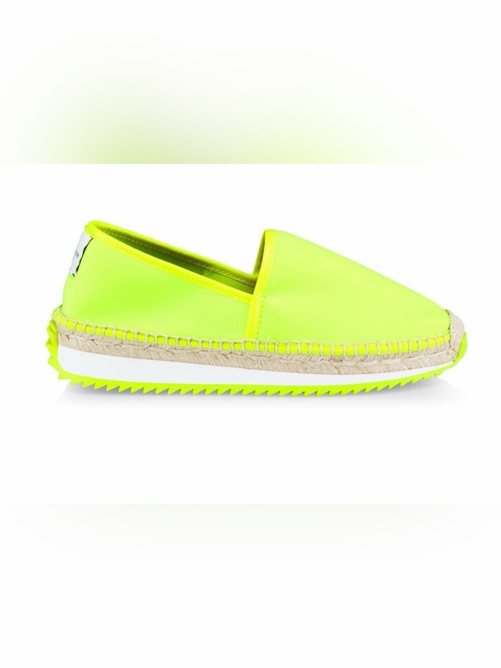 Rag and Bone Espadrille  in fluorescent yellow
